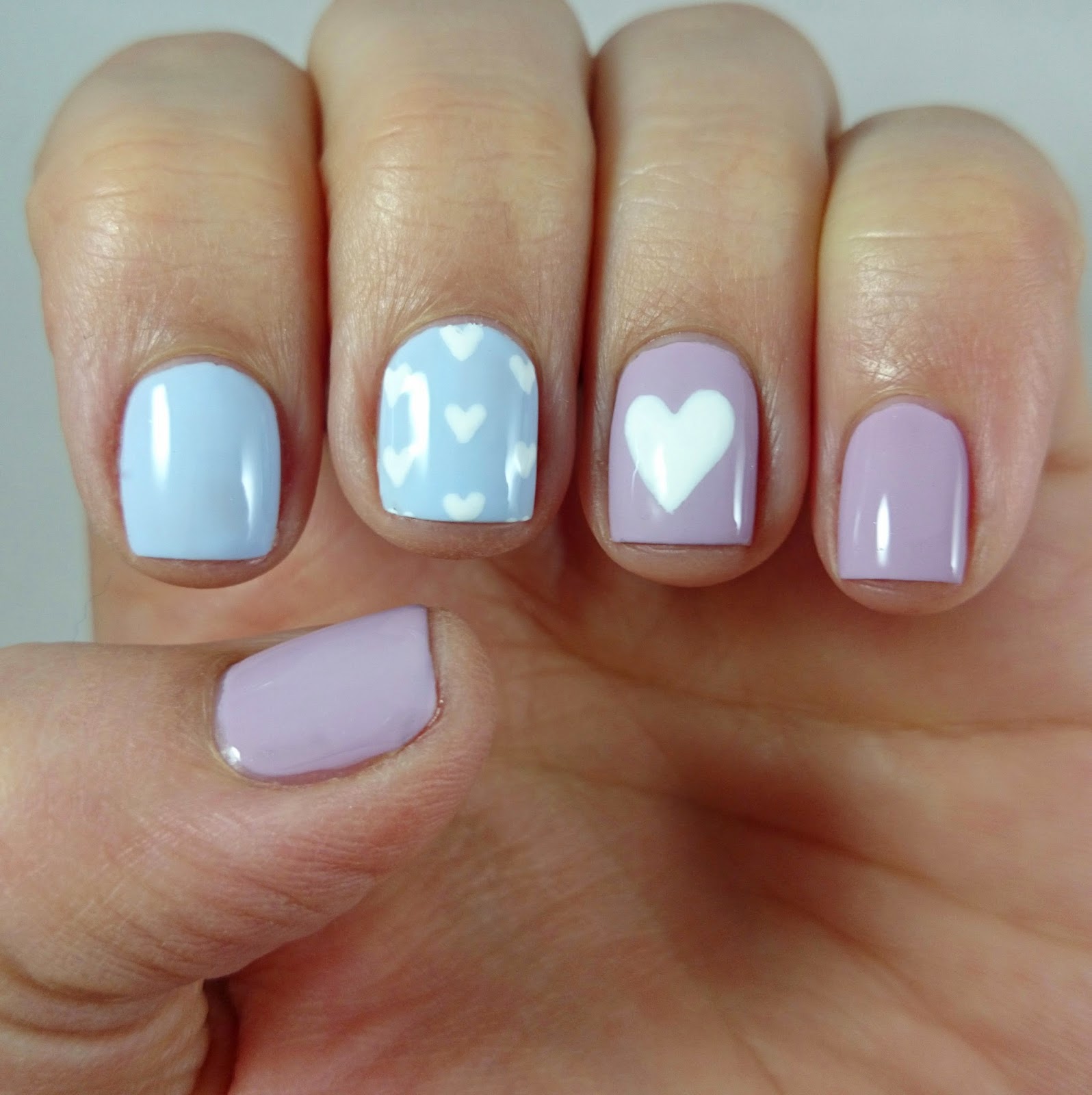 Dahlia Nails Barry M Pastel Hearts