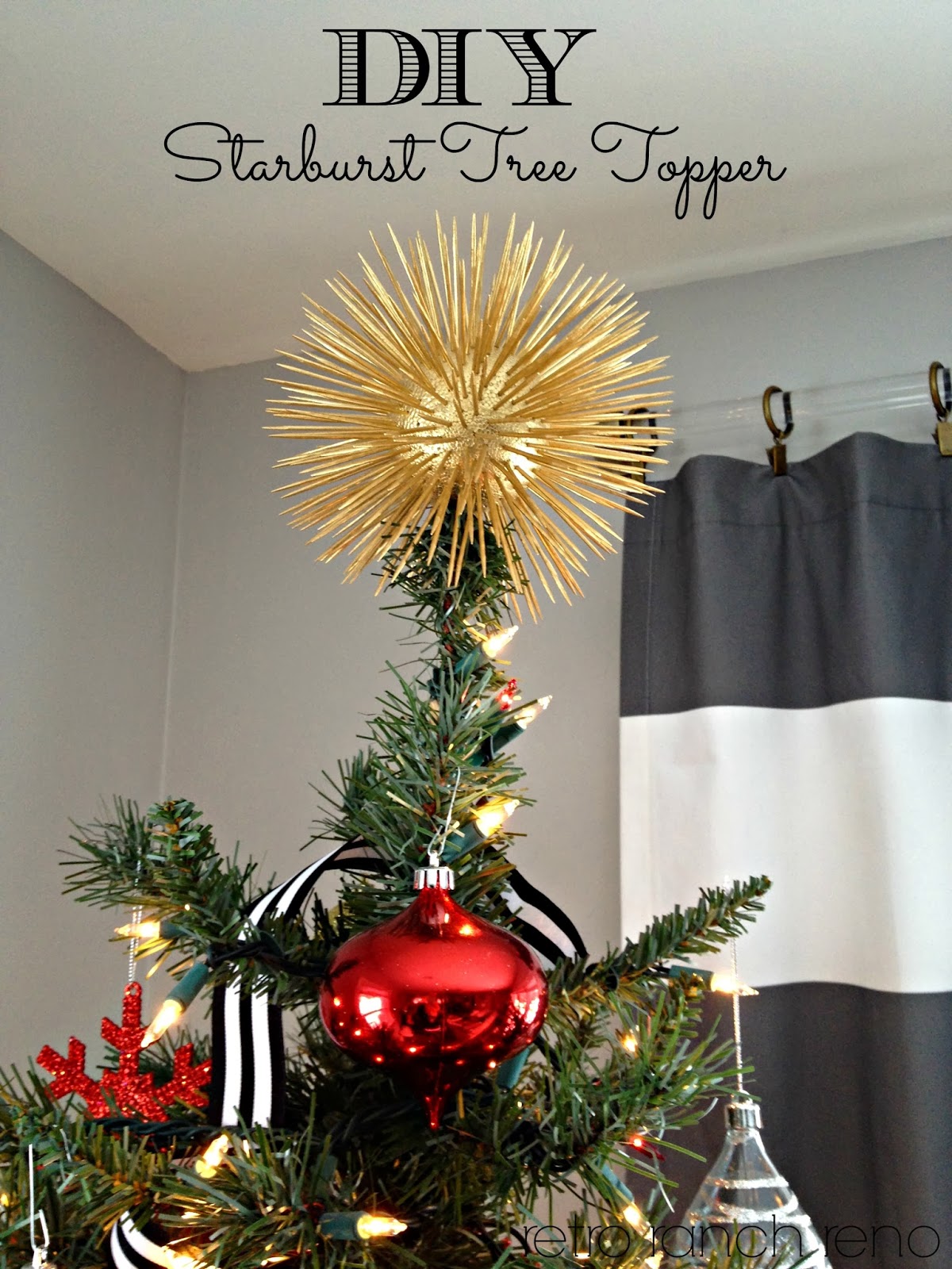 Retro Ranch Reno DIY Starburst Tree Topper