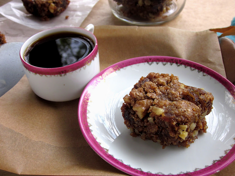 A Kuk's Kitchen Chewy Date Walnut Bars