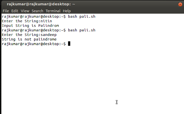 Write a program to reverse a number in unix