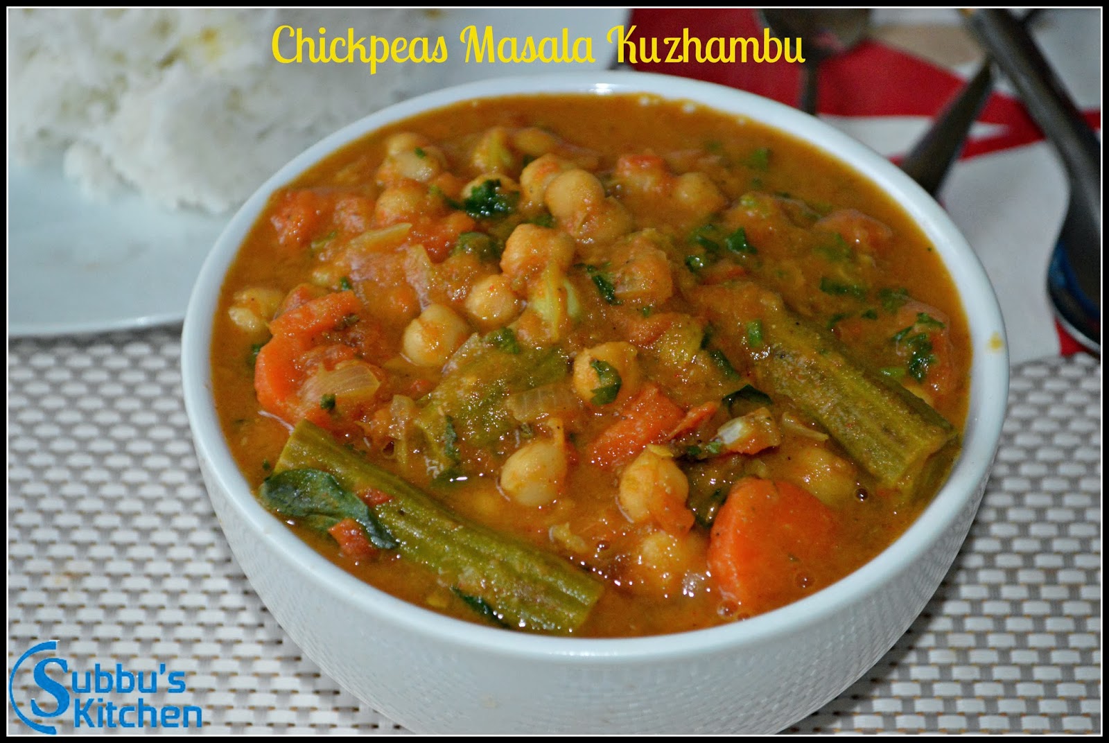 Channa (Chickpeas) Masala Kuzhambu Channa (Chickpeas) Masala Kuzhambu
