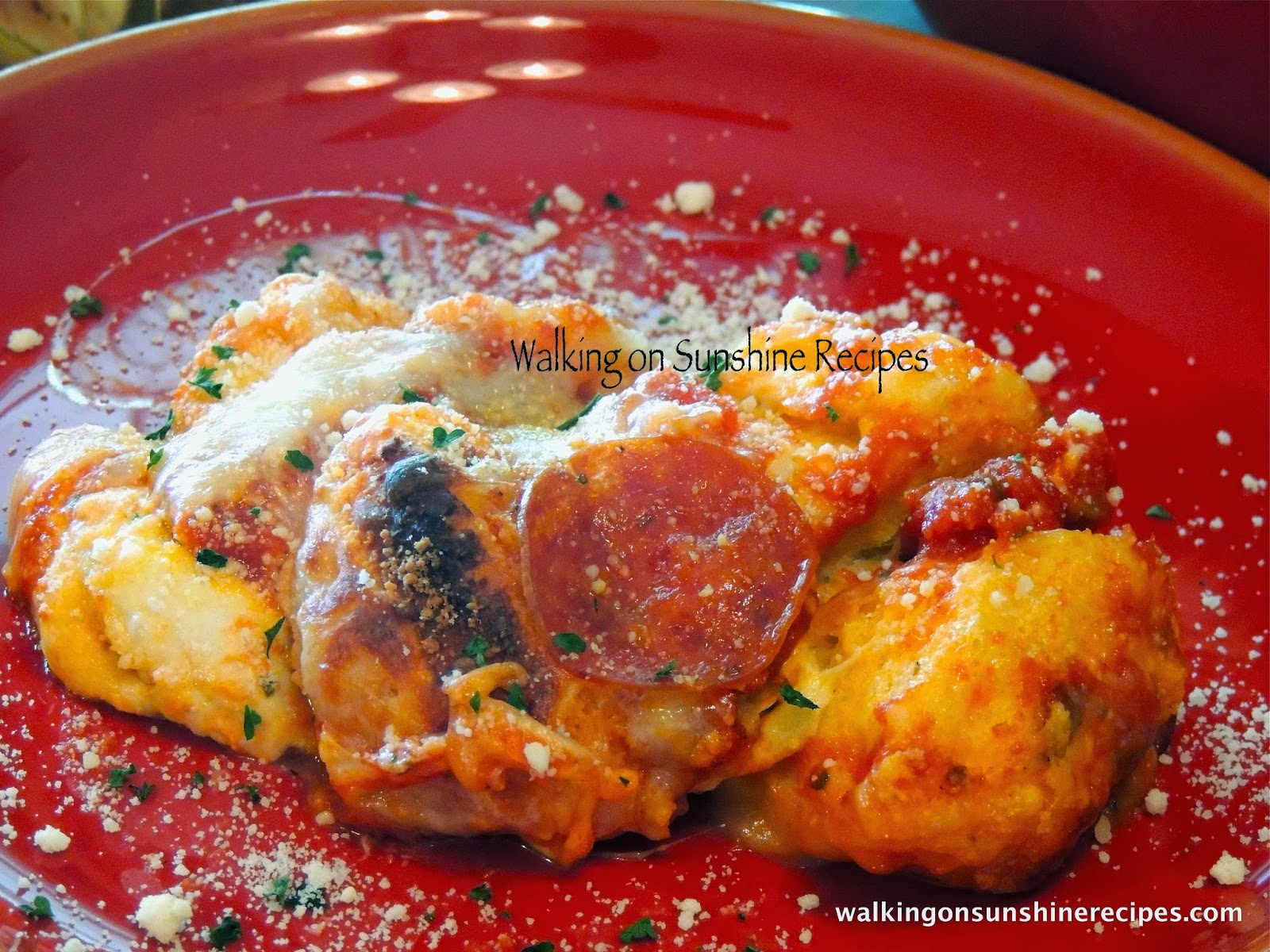 Bubble Pizza with Pillsbury Grands Biscuits Walking on Sunshine