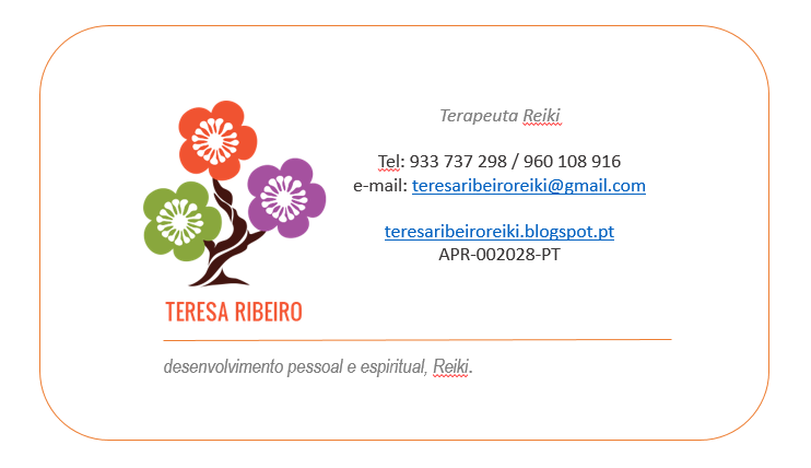 Teresa Ribeiro - Desenvolvimento pessoal e espiritual, Reiki.