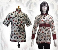 Model baju batik modern 01ed Model baju batik modern 01hd