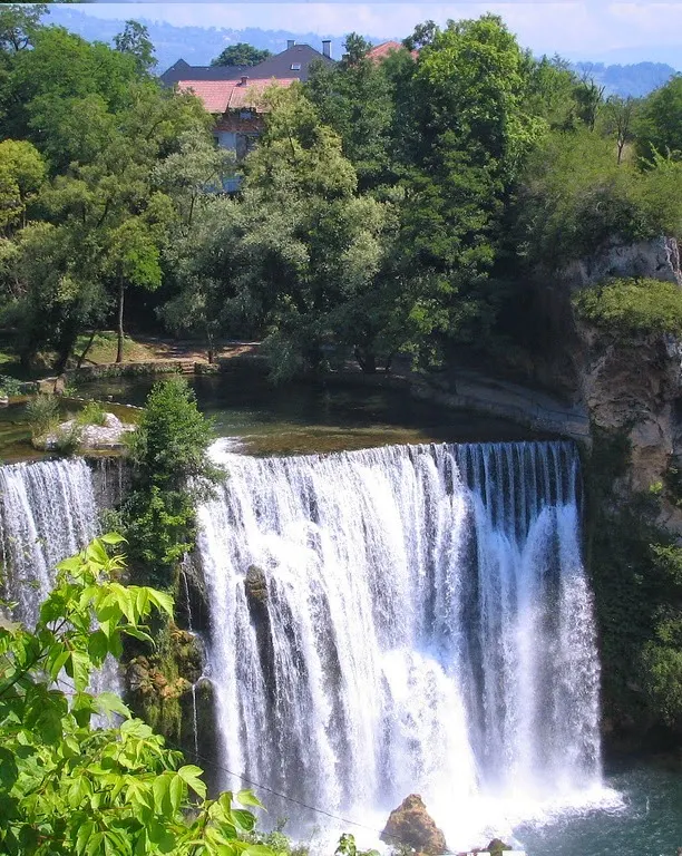 The Pliva Waterfall ,Bosnia and Herzegovina