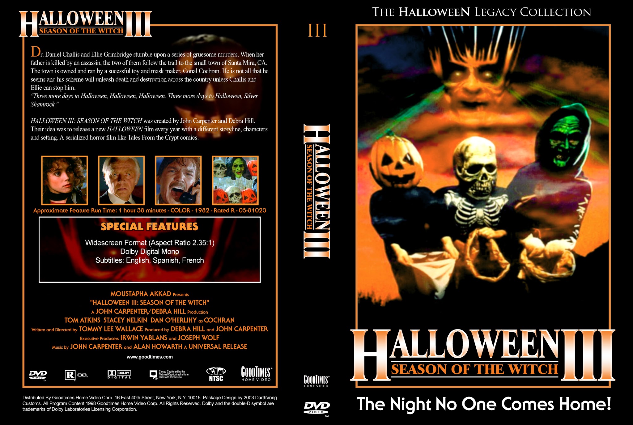 The Horrors of Halloween HALLOWEEN III SEASON OF THE WITCH (1982