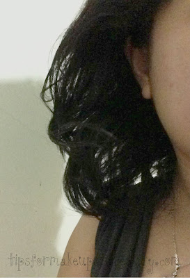 non-frizzy hair (after)