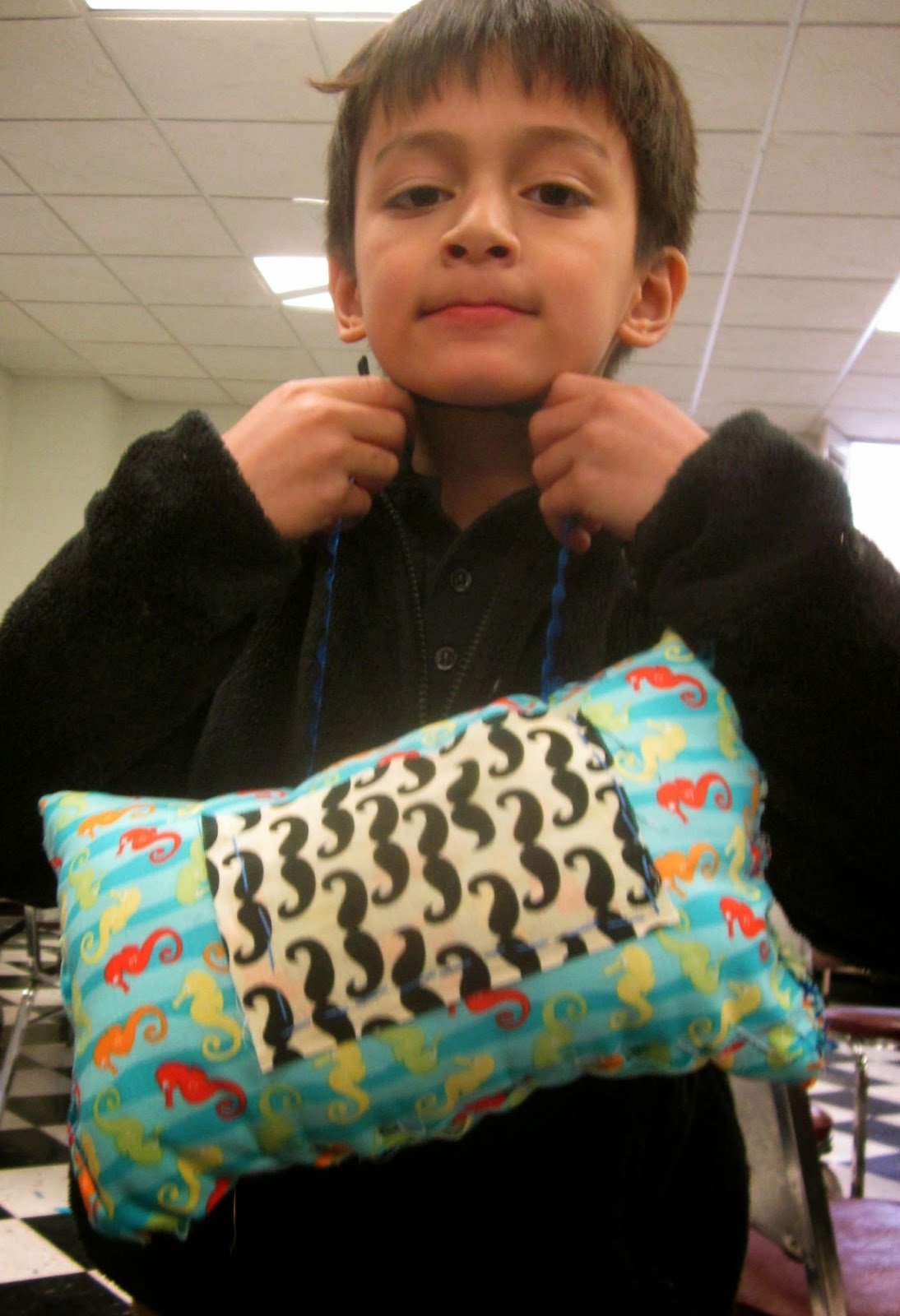 Sewing School Spring Break Travel Pillow