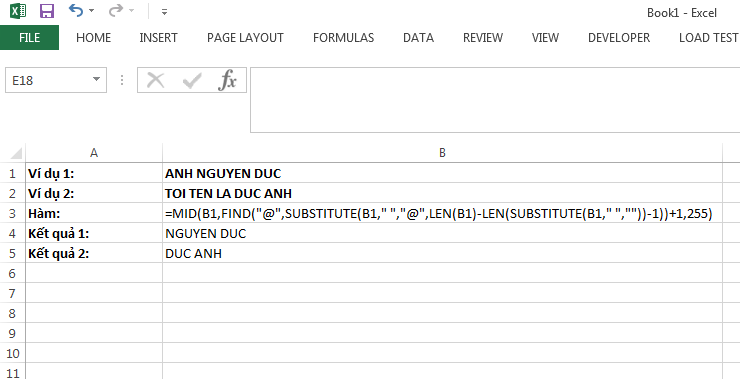 Hàm trích 2 từ cuối của văn bản trong Excel Hàm trích 2 từ cuối của văn bản trong Excel