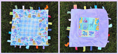 zoo animal print blankie