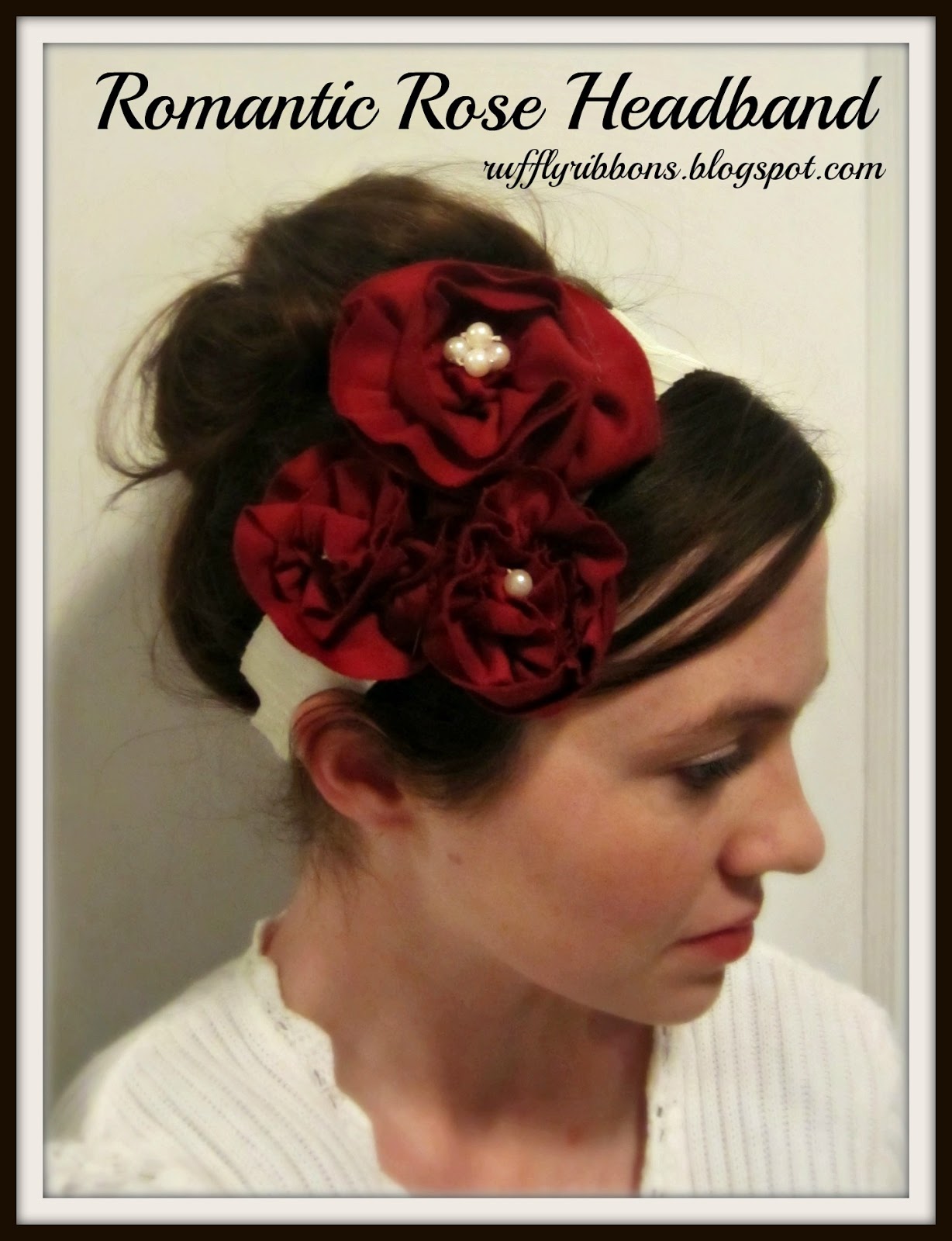 Romantic Rose Headband the thinking closet