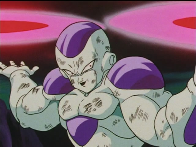 Cátia reagindo a FREEZA SENDO CORTADO (Dragon Ball Z EP 104) 