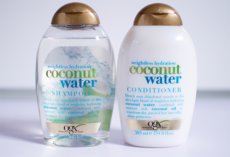 Review OGX Coconut Water Shampoo and Conditioner Bloomzy