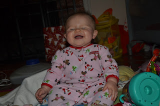 Laughing baby