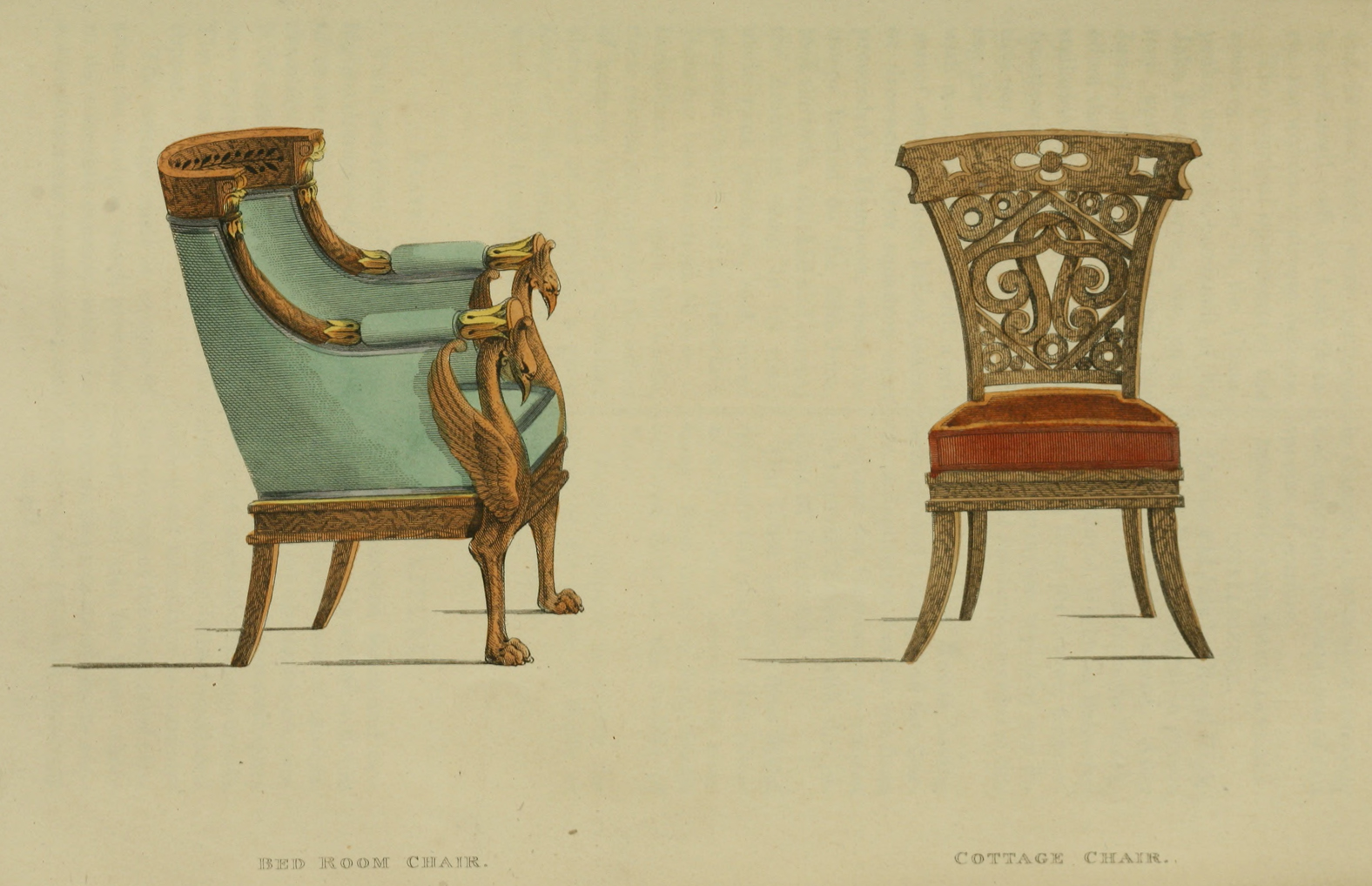 EKDuncan My Fanciful Muse Regency Furniture 1809 1815 Ackermann's