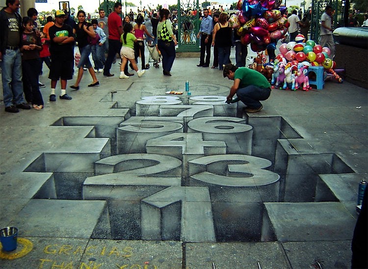 Amazing Art Finds Amazing and Unique 3D Sidewalk Chalk Art