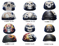 HALF FACE SKULL HELMETS