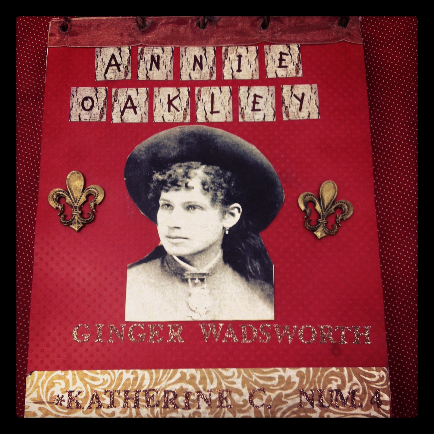 Examples of scrapbook pages image