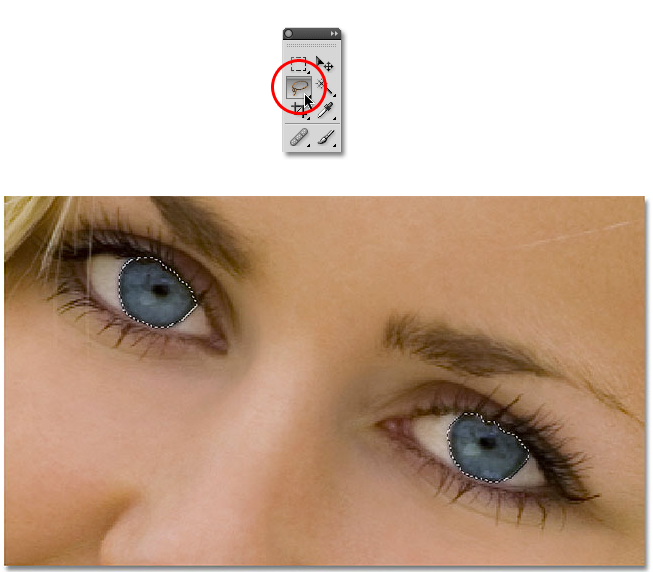 Cara Mengubah Warna Bola Mata dengan Photoshop Cs3 Cara Mengubah Warna Bola Mata dengan Photoshop Cs3