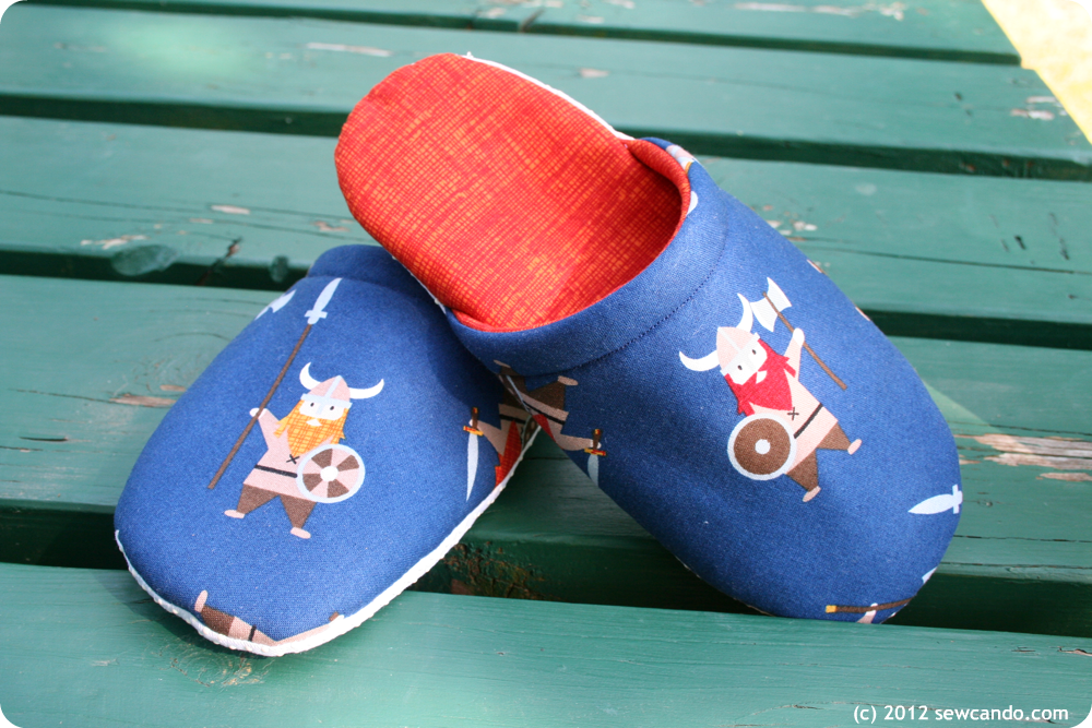 Sew Can Do Making SlipOn Slippers A HowTo