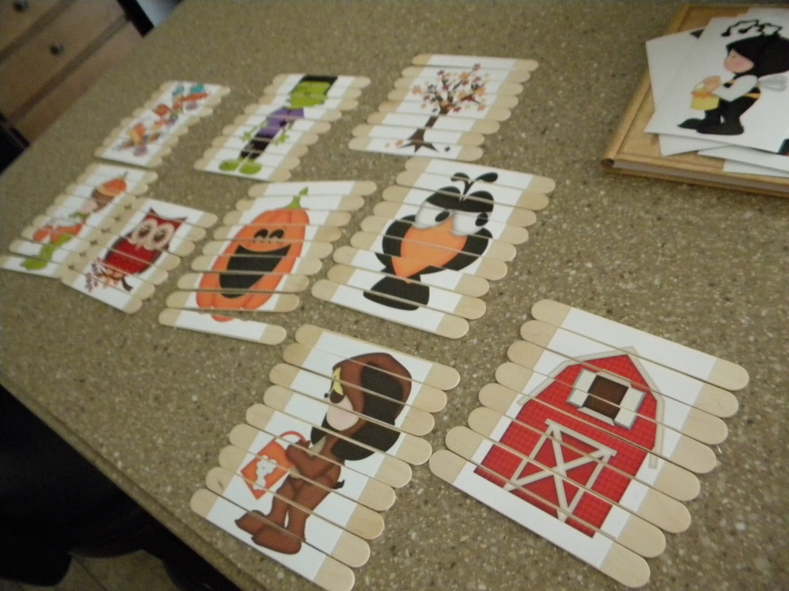 FlipChick Designs Popsicle Stick Puzzles Tutorial