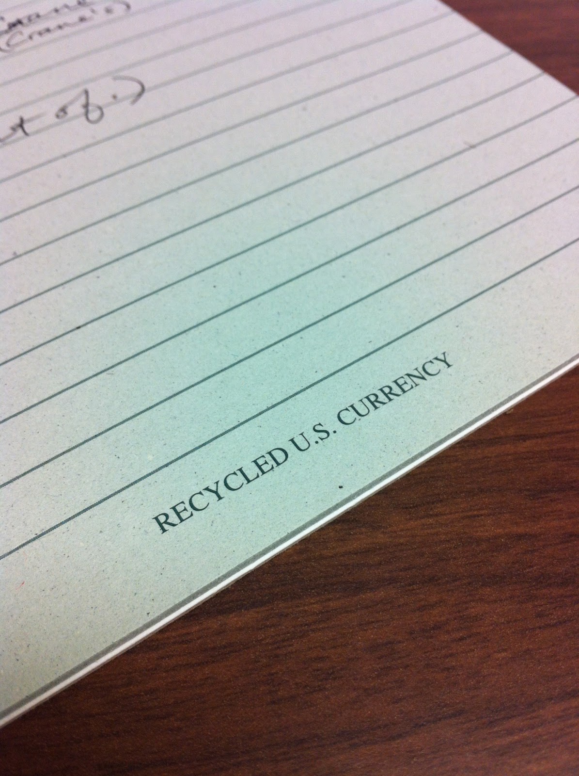 Money writing paper picture