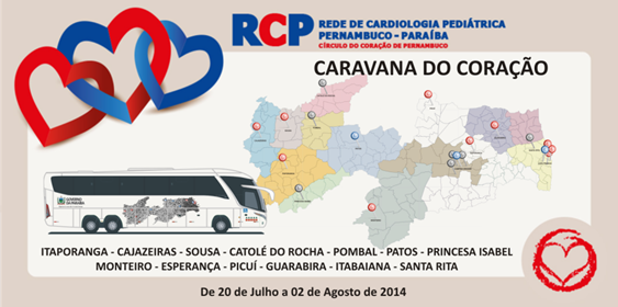 Picuí recebe hoje Caravana do Coração para atendimentos médicos a crianças e gestantes