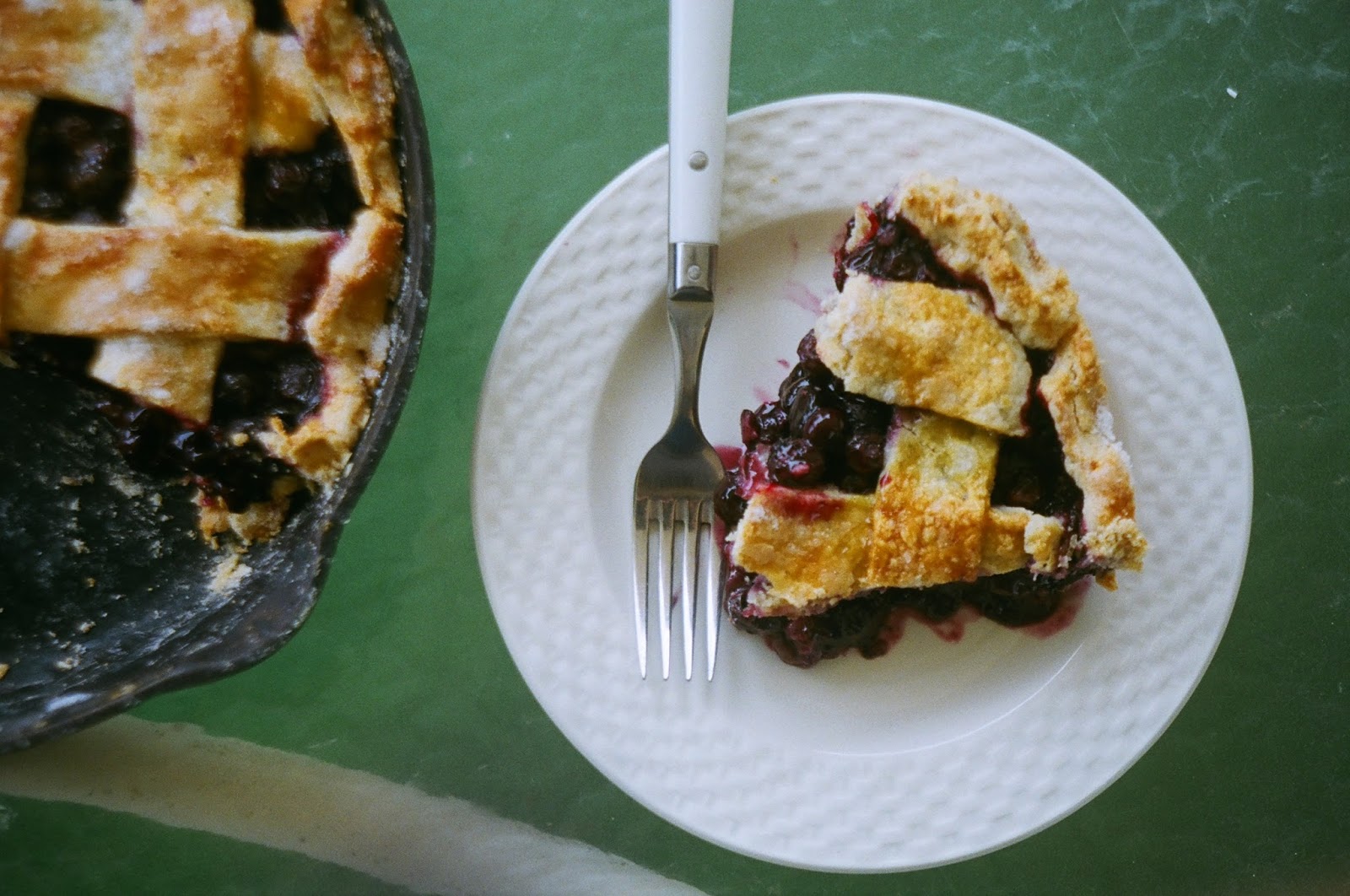 Nothing in the House Blueberry Pie
