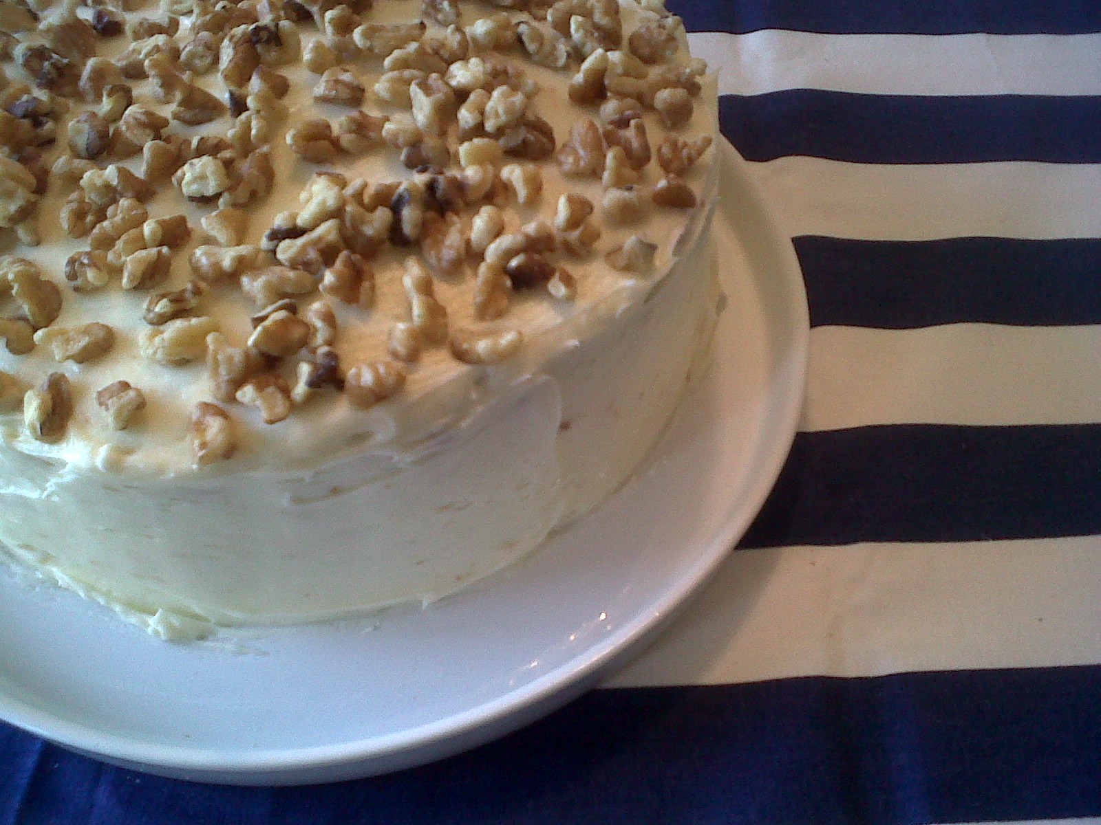 banana buttermilk cake with cream cheese frosting Adventures of Cecelia Bedelia