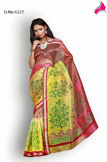 Art Silk Viscose sari