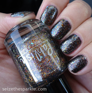 Pahlish Autumn People and Zoya Binx over Hard Candy Wicked