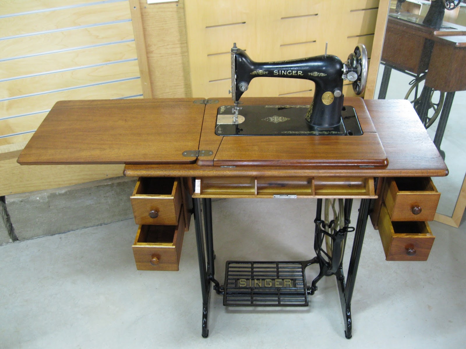 Furious Creation Treadle Sewing Machine Refinish