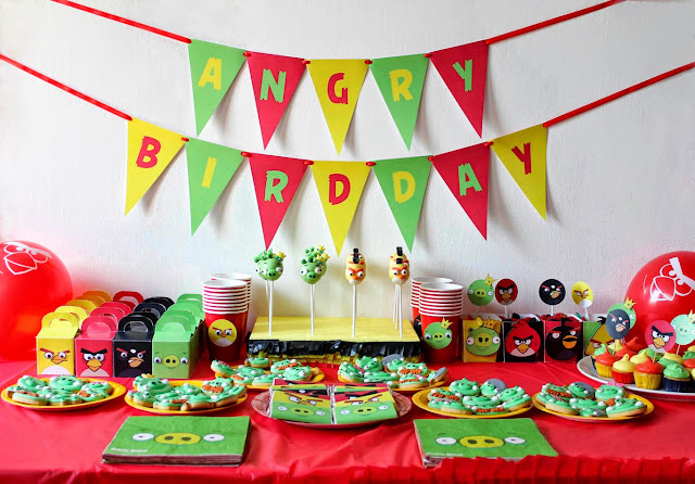 Decoracion Italiana Para Fiestas ~ Fiesta de Angry Birds Decoracion Italiana Para Fiestas ~ Fiesta de Angry Birds