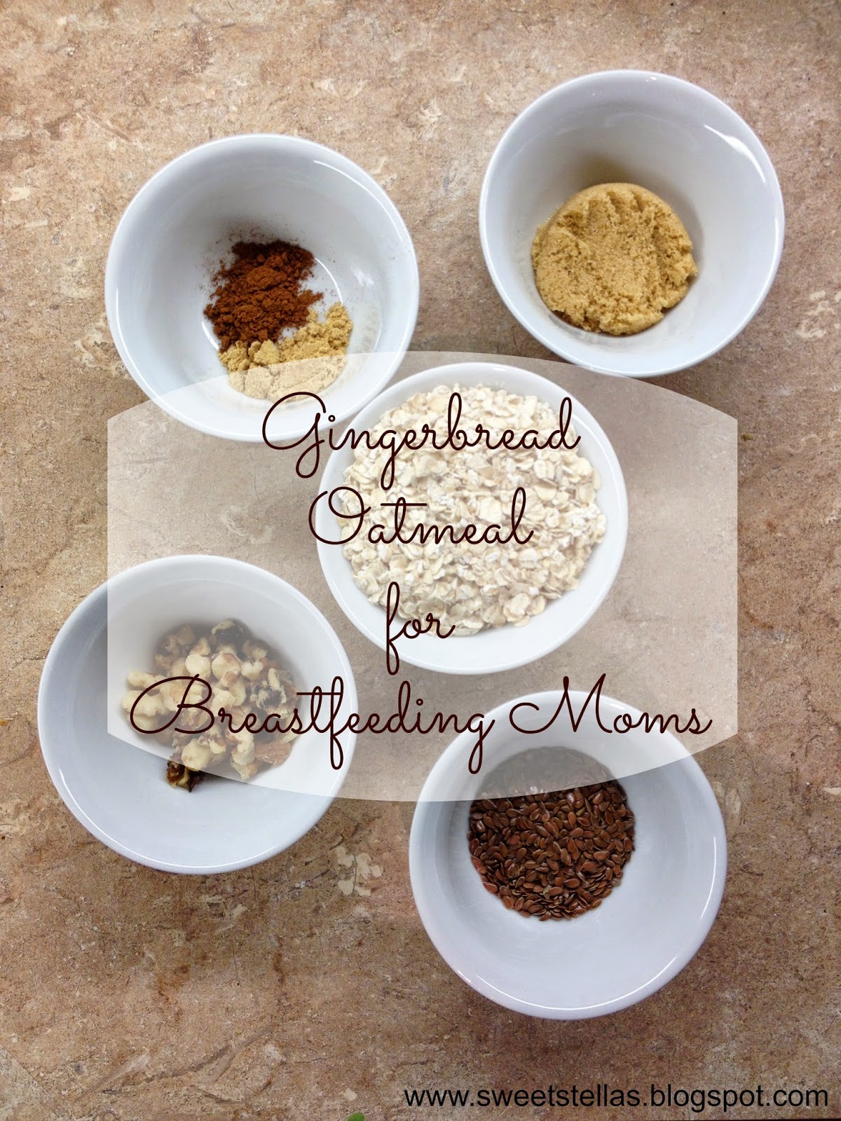 Sweet Stella's Gingerbread Oatmeal for Breastfeeding Moms recipe