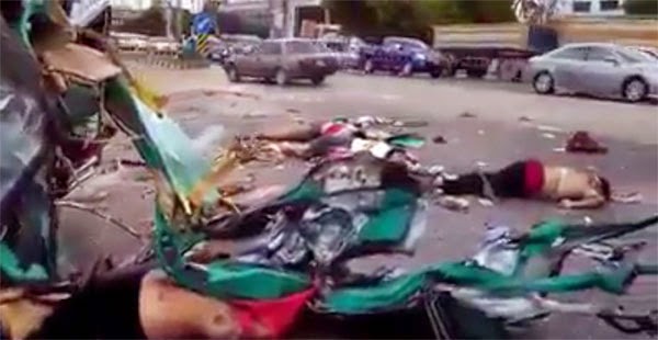 WARNING: Graphic Video Shows Terrible Road Accident WARNING: Graphic Video Shows Terrible Road Accident