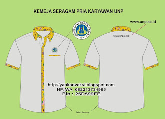 Kemeja seragam Personalia PRIA UNP