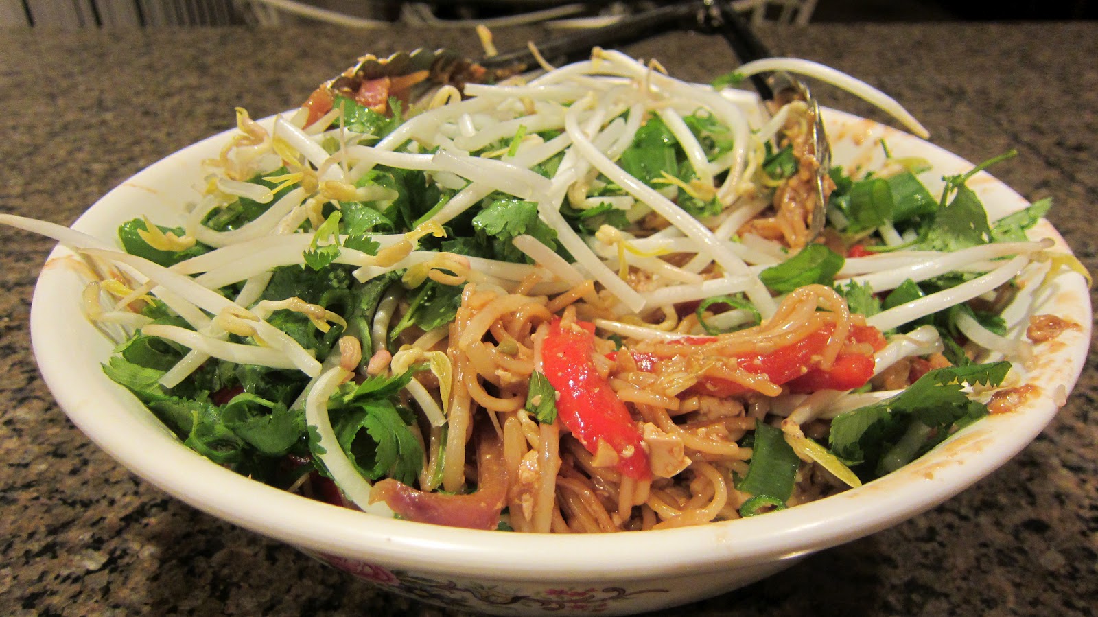 Mary's Kitchen Diaries Tofu and Rice Noodle Stirfry
