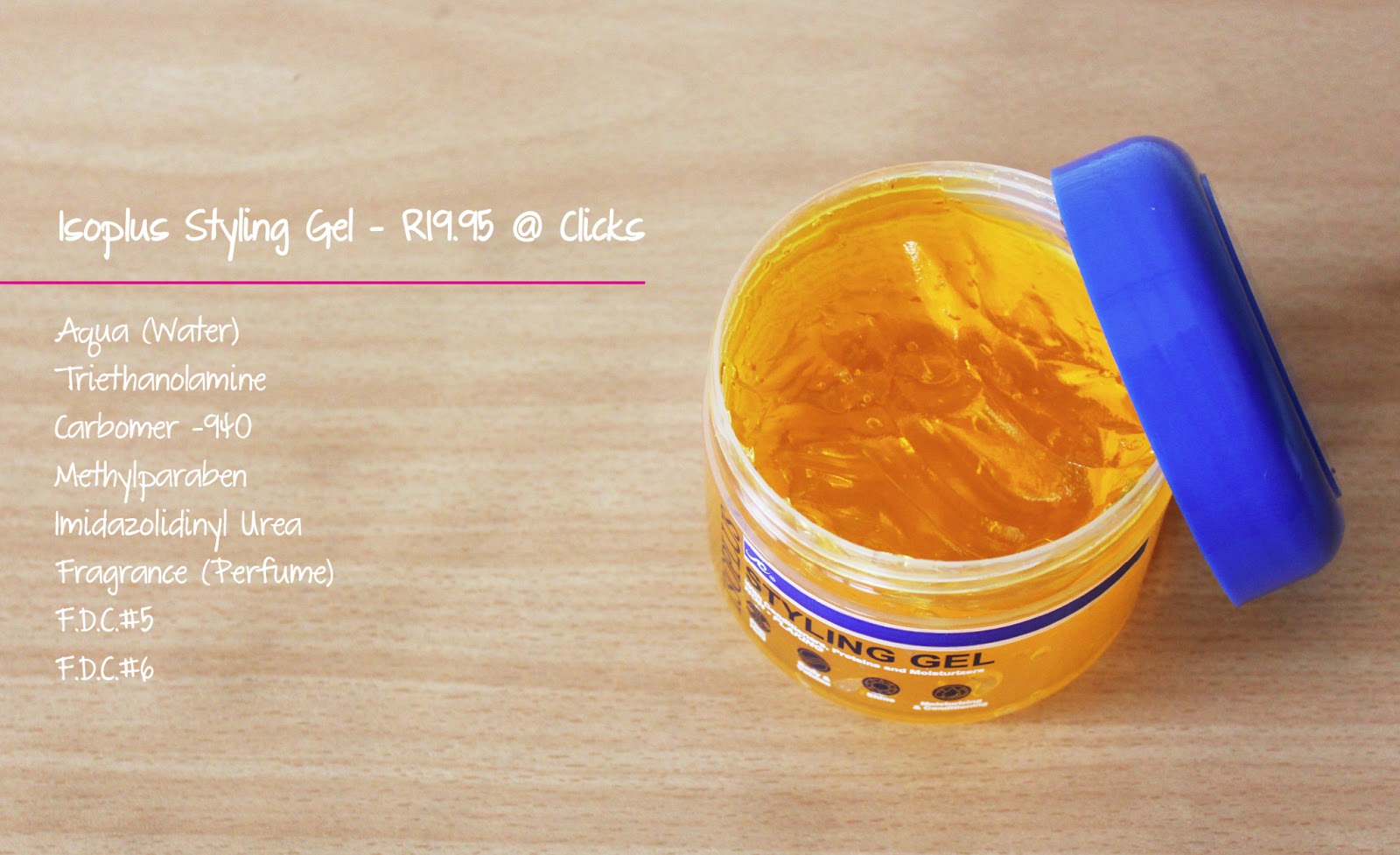 What I Tried Isoplus Styling Gel Aisha & Life