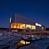 Long And Narrow House Design Follows The Shape Of The Rocky Promontory in Nova Scotia Canada