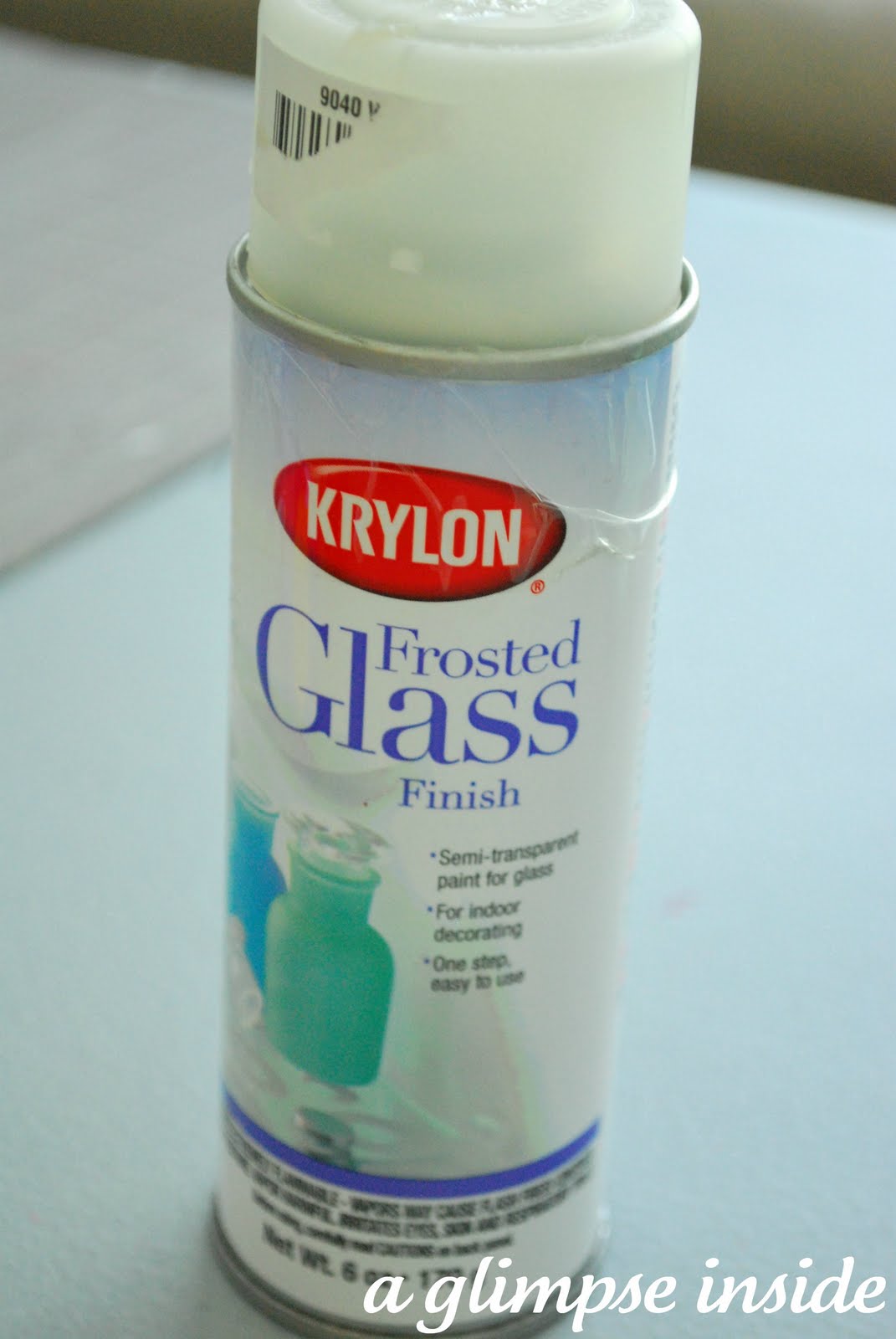 Frosted Glass Makeover A Glimpse Inside