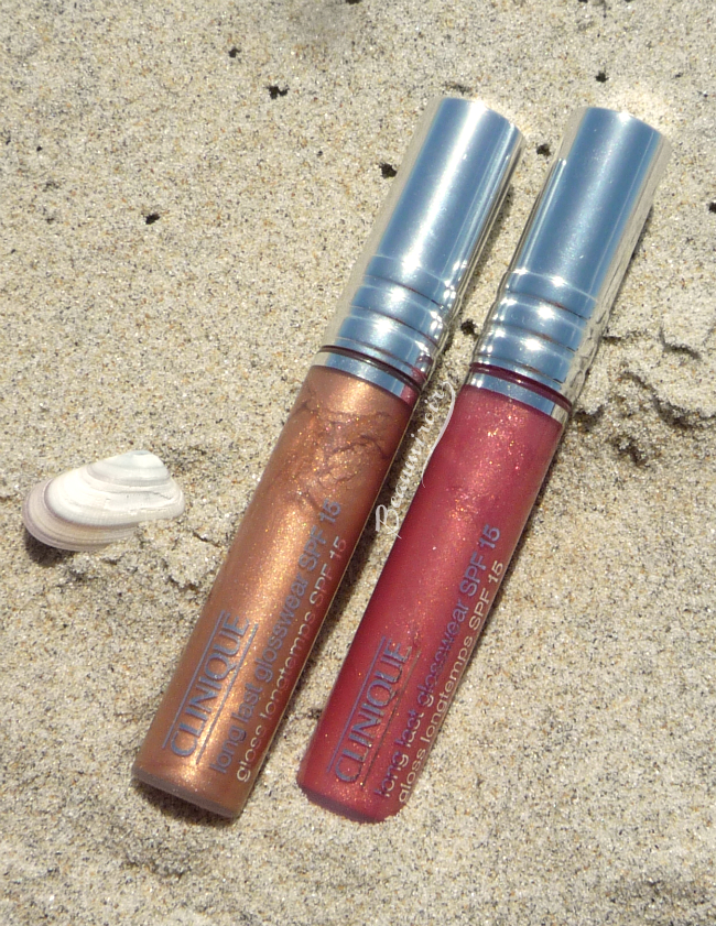 Clinique Long Last Glosswear in Bonfire & Sunset photos, review, swatches