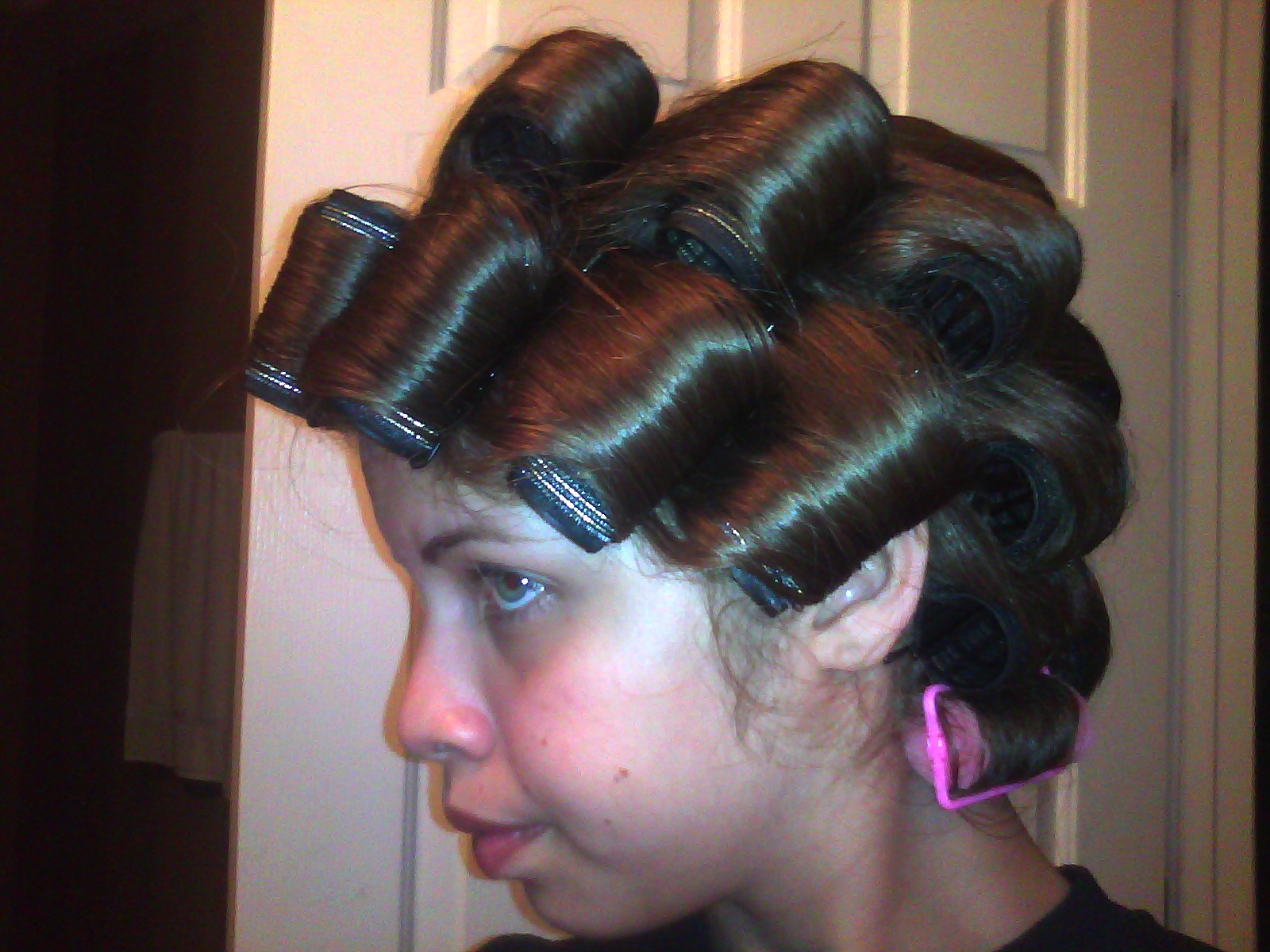 Roller Setting Boys Hair | flickr crossdresser in hair curlers Roller Setting Boys Hair | flickr crossdresser in hair curlers