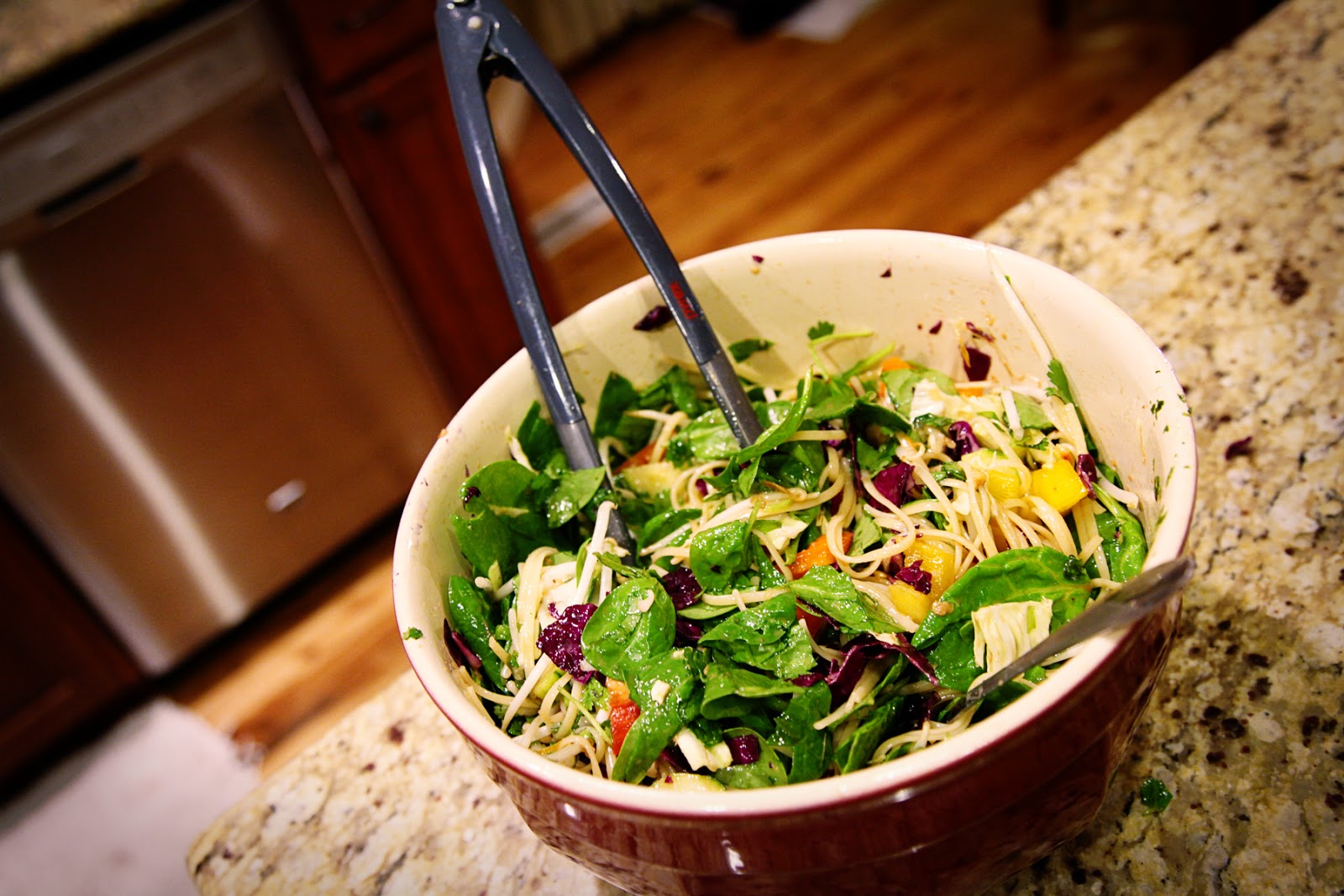 Shiney Silver Spoon Pioneer Woman's Asian Noodle Salad