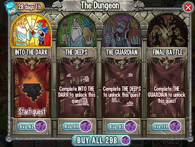 Tổng hợp hướng dẫn về Event Dungeon Island trong game Dragon City
