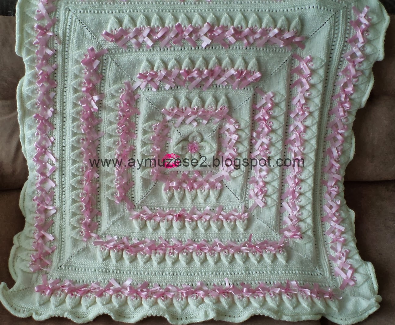 Aymuzese Kız bebekler için incili bebek battaniyesi