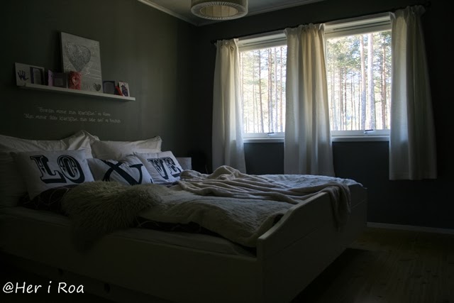 Her i roa: soverom før og etter