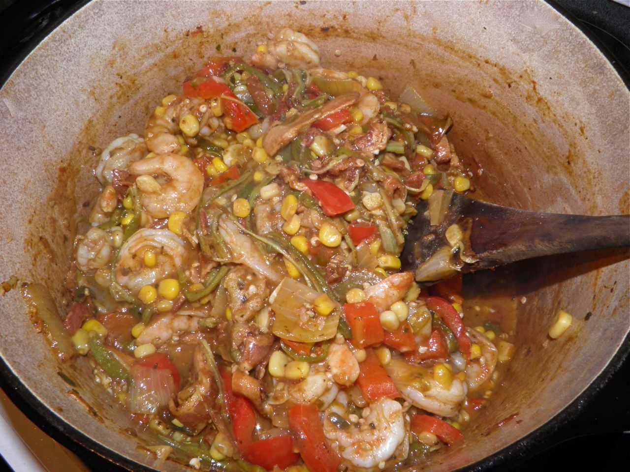 Docaitta Lifestyle Something Spicy Creole Okra and Shrimp