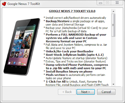 root toolkit for nexus 7 nexus7 root toolkit