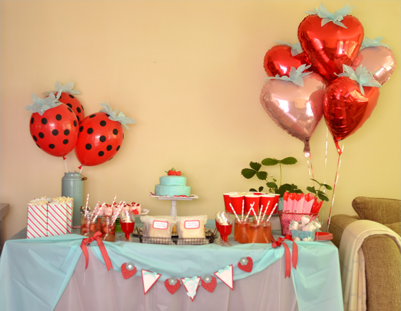 A Delightful Waste of Time: Strawberry Birthday Party...
