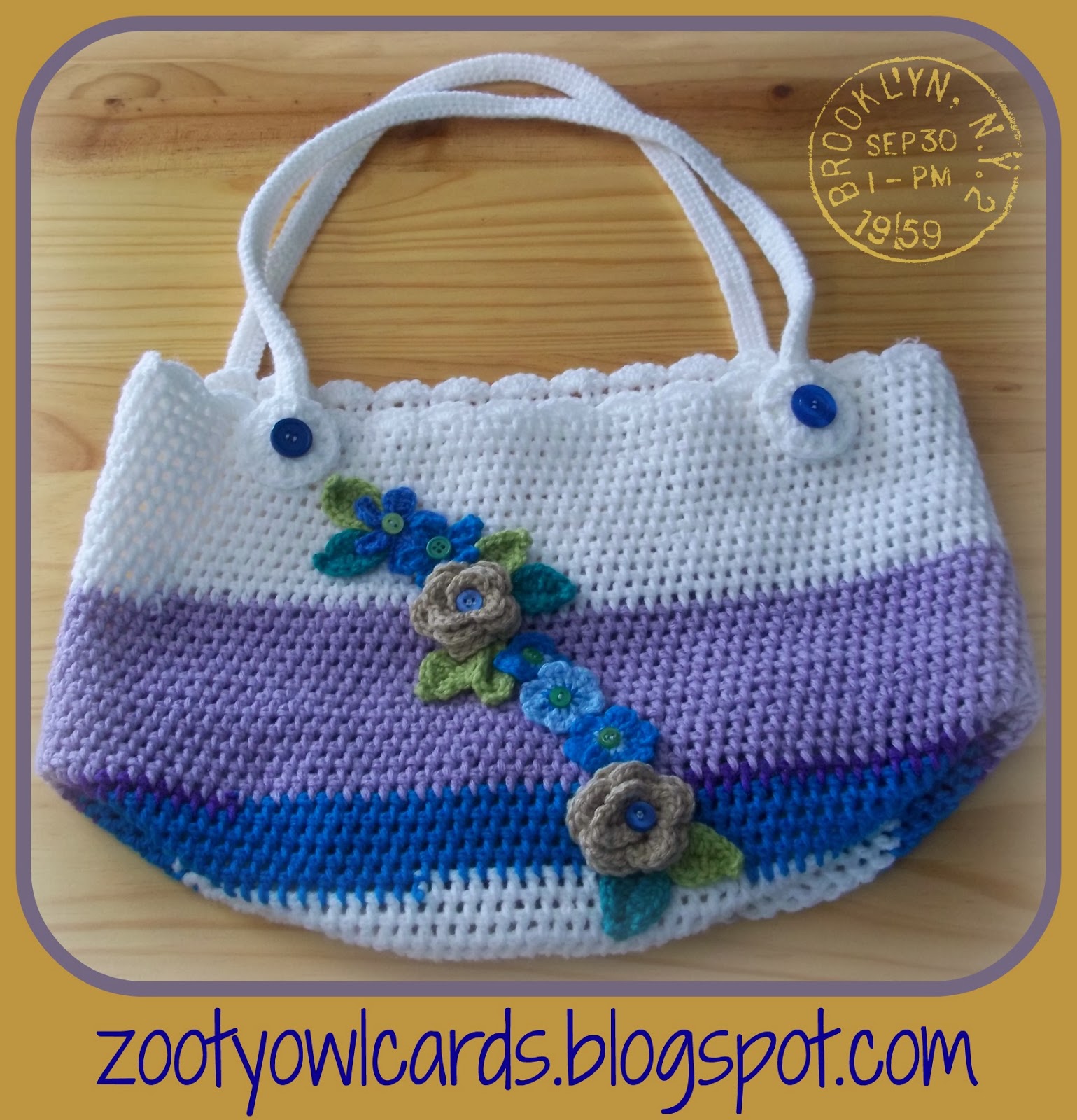 Zooty Owl's Crafty Blog Granny Square Bag